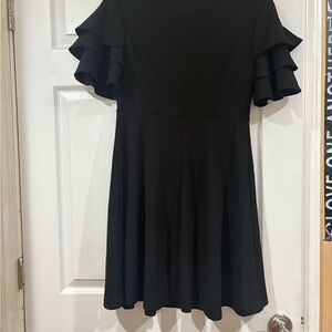 Peppermint Classic Black Dress